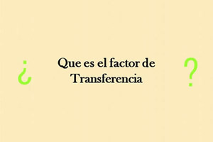 Qu es el factor de Transferencia?
