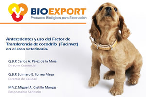 Antecedentes y uso del Factor de Transferencia de cocodrilo  (Facinvet) en el área veterinaria